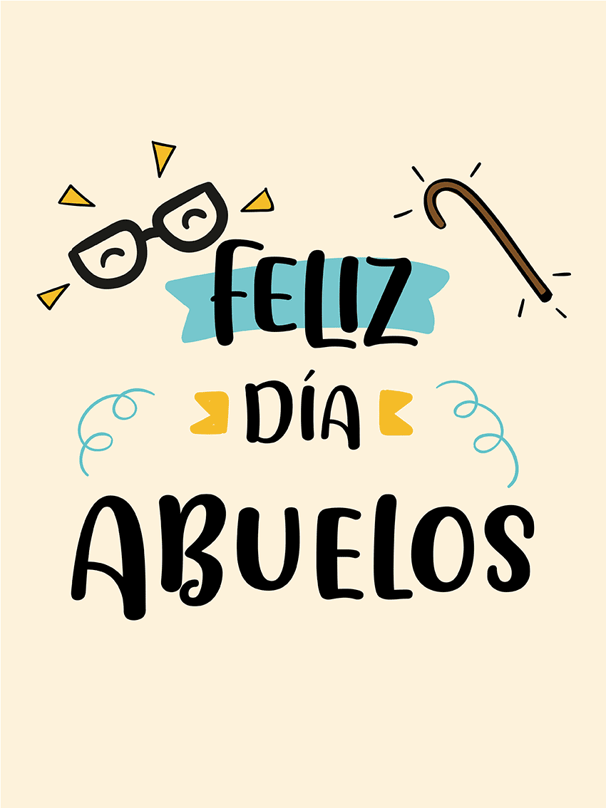 lamina Feliz Día Abuelos