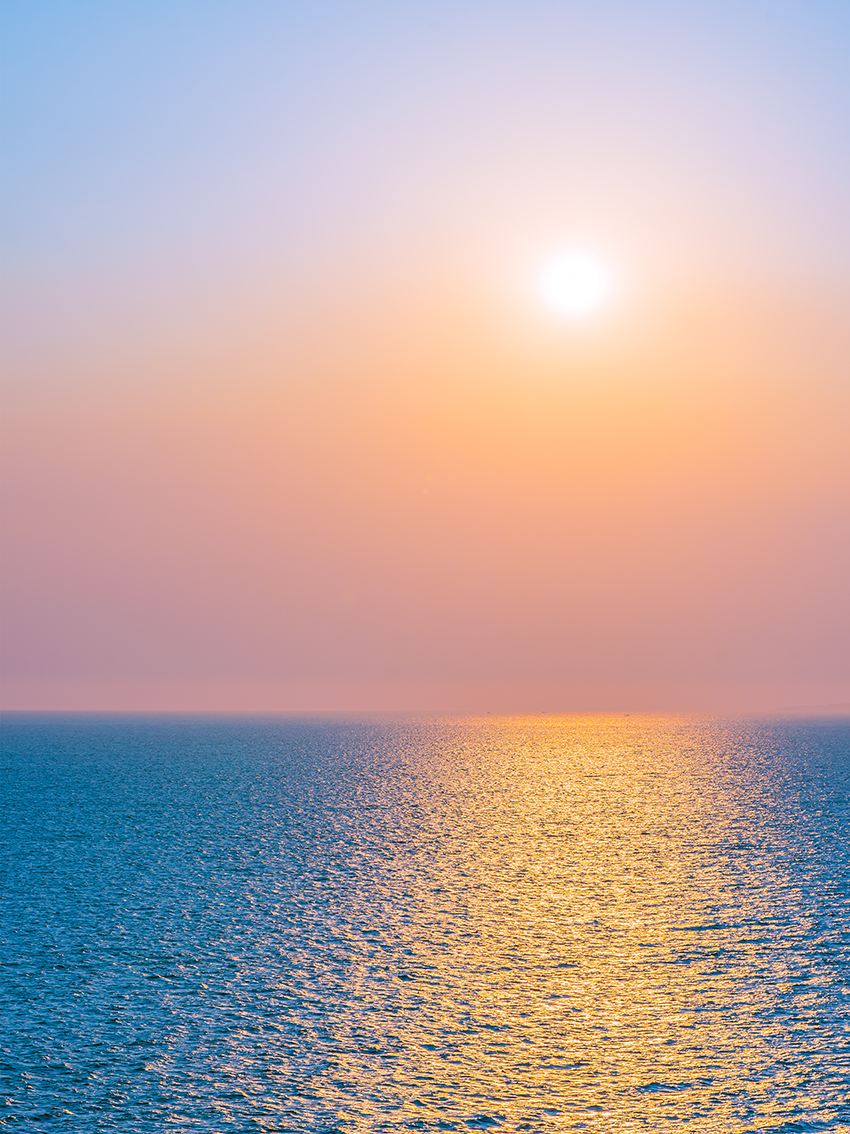 lamina puesta de sol en el mar