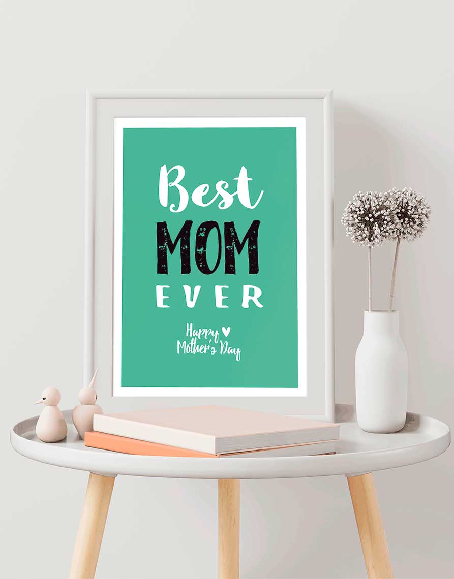 lamina decorativa best mom ever