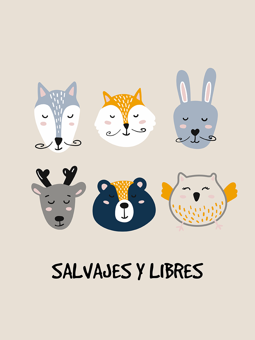 lamina Salvajes y Libres