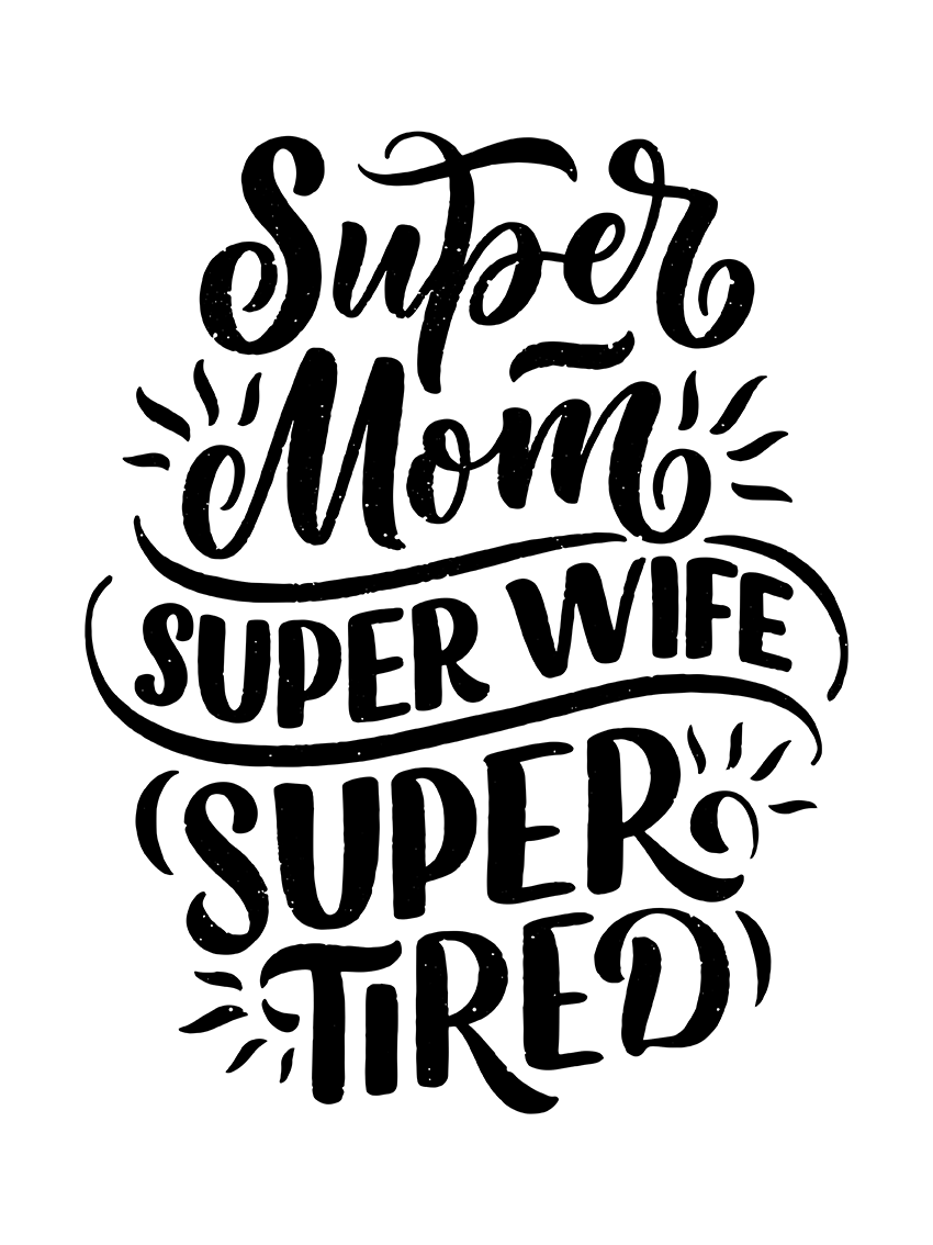 lamina Super Mom Super Wife