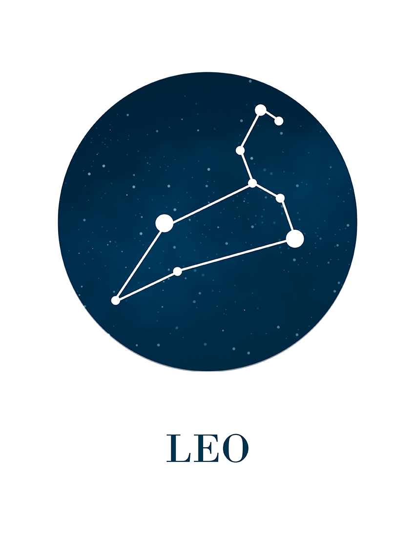 lamina Constelación Leo