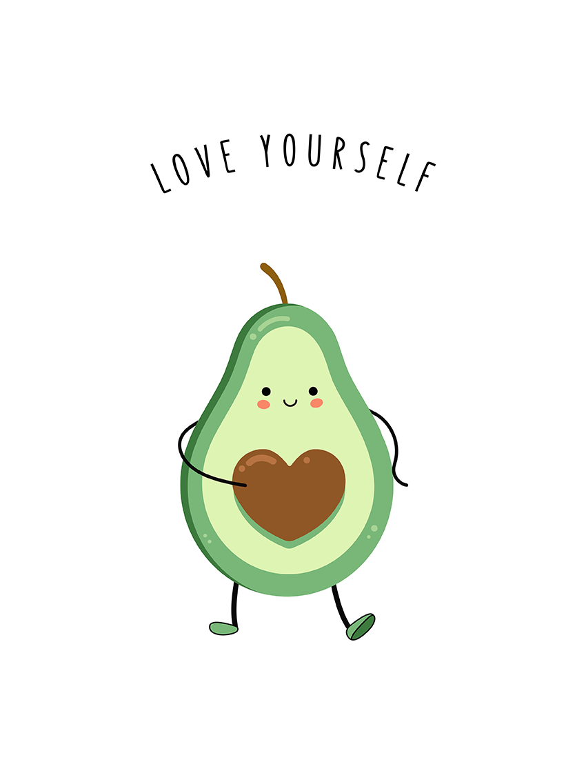 lamina Love Yourself Avocado