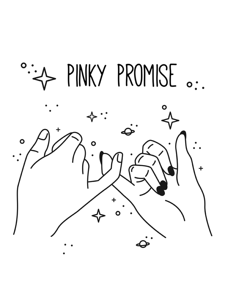 Lámina decoración Pinky Promise TotIngnei