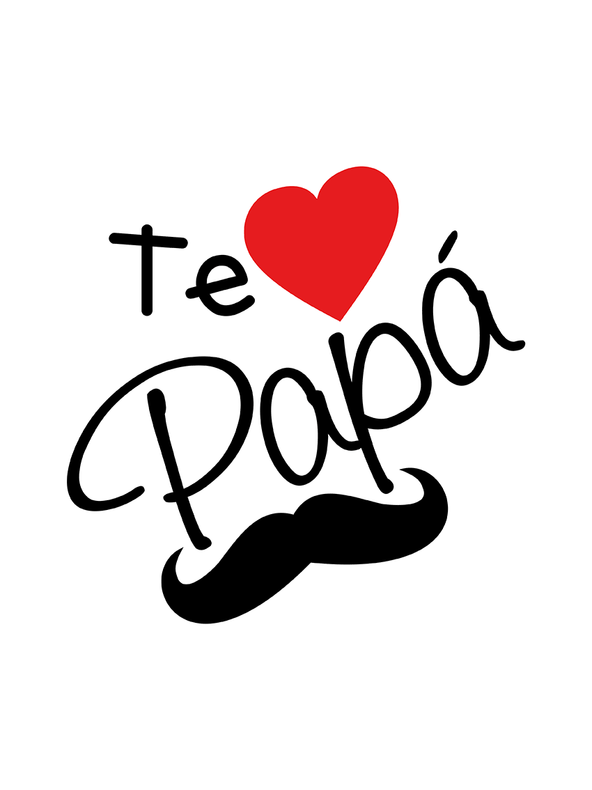 lamina Te quiero Papá