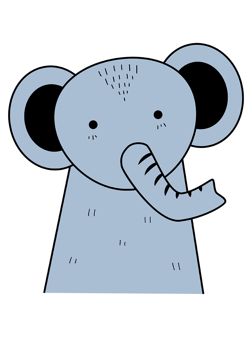 vinilo Elefante Infantil
