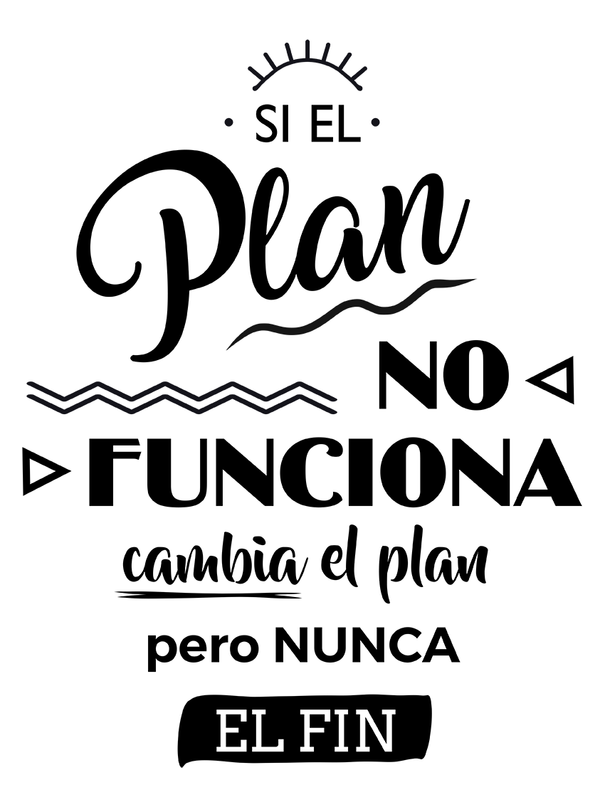 vinilo Si el Plan no Funciona