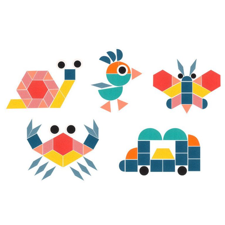 Rompecabezas de madera de forma geométrica TotIngnei