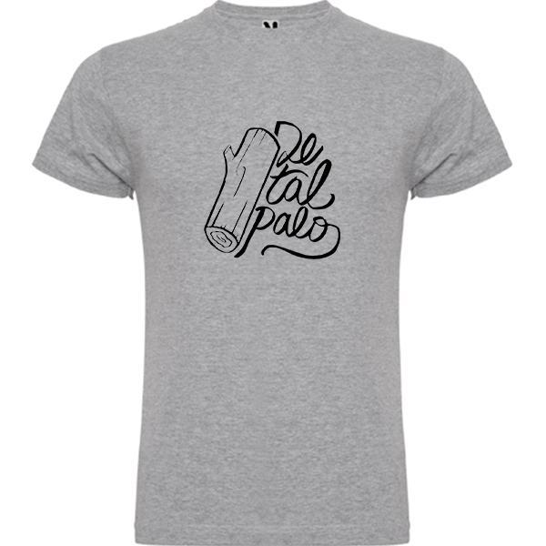 camiseta hombre gris