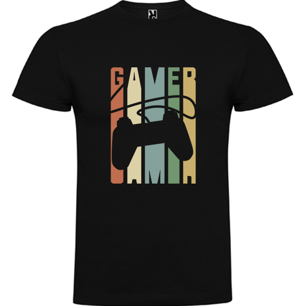 camiseta hombre negra