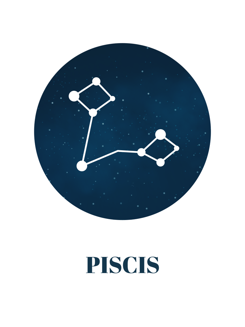 lamina Constelación Piscis