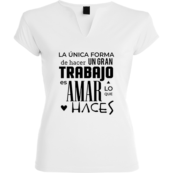 amar lo que haces camiseta