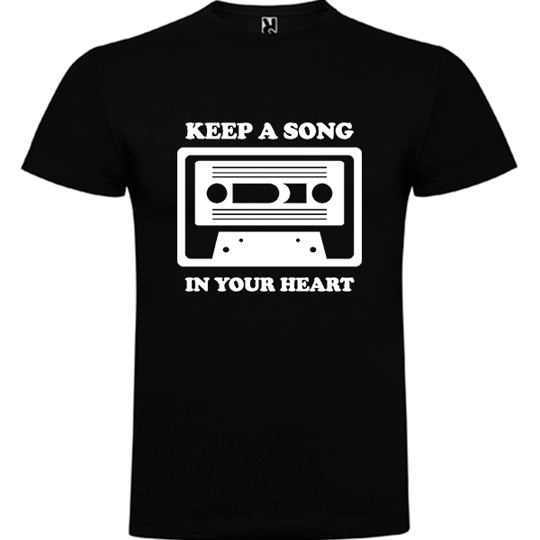 camiseta keep a song in your heart