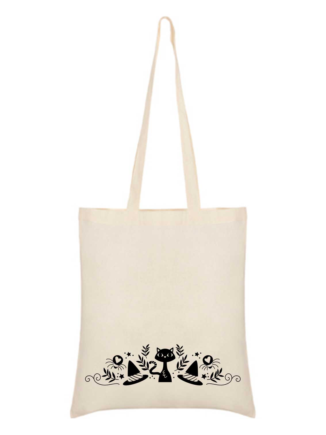 bolsa con gato negro para halloween
