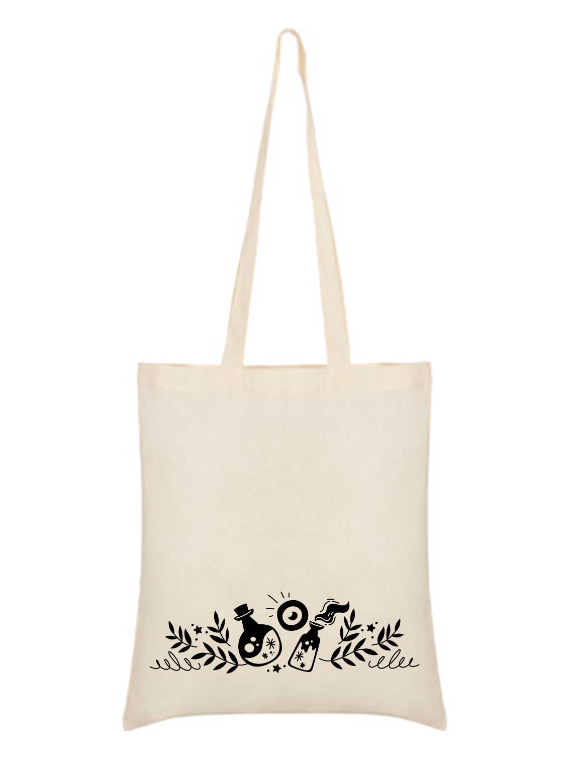 bolsa para caramelos halloween con dibujo de pociones