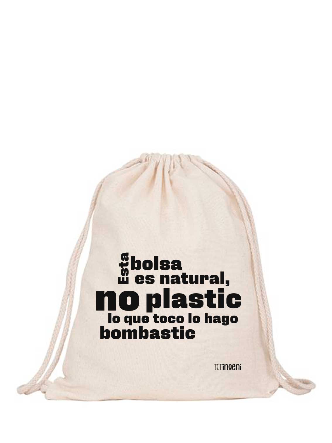 mochila no plastico