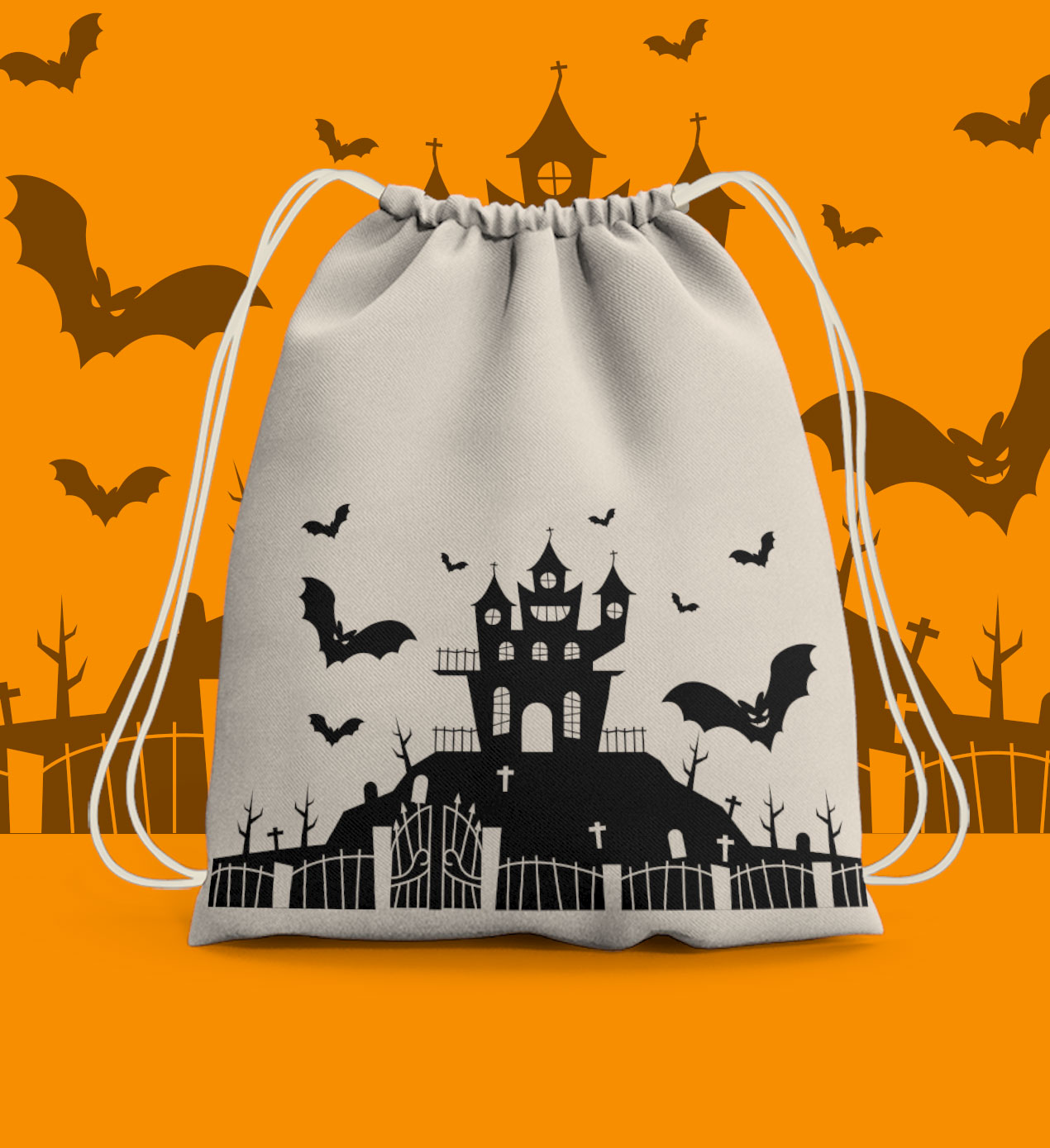 bolsa halloween casa encantada